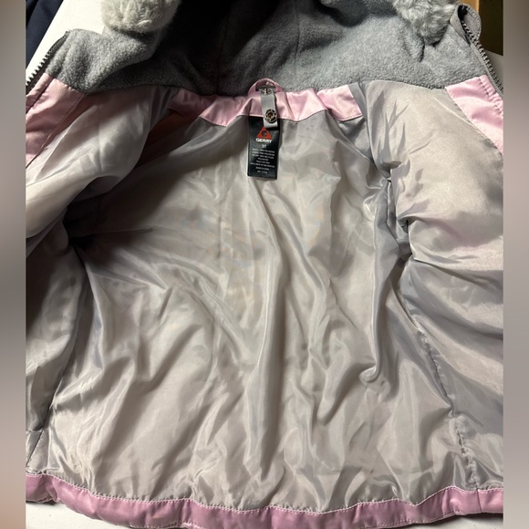 Gerry Weber Pink and Gray Puffer Jacket for Kids - Picture 9 of 13